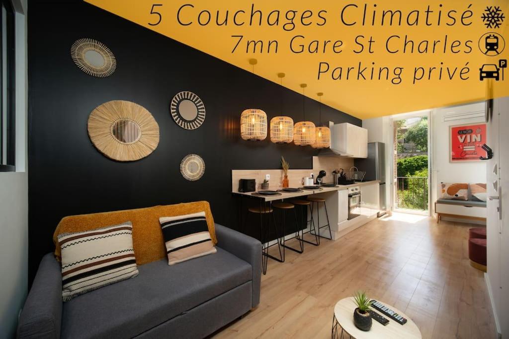 Apartment Air Conditioning Balcony 5 Couchages Marseille Exteriör bild